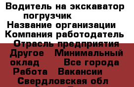 Водитель на экскаватор-погрузчик JCB 3cx › Название организации ­ Компания-работодатель › Отрасль предприятия ­ Другое › Минимальный оклад ­ 1 - Все города Работа » Вакансии   . Свердловская обл.,Сухой Лог г.